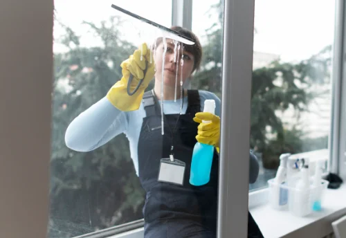 Nettoyage de vitres intérieures et extérieures à la Noë-Blanche